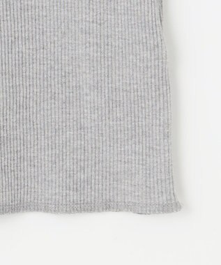 23区 S 【SLOW/一部店舗限定】好評につき新色追加！ラメリブジャージー タンクトップ ライトグレーラメ