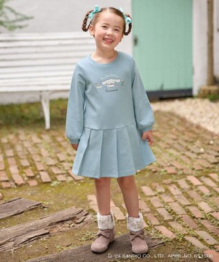 ANY KIDS 【any FAM×サンリオキャラクターズ】セーラーカラーワンピース ミント×シナモロール