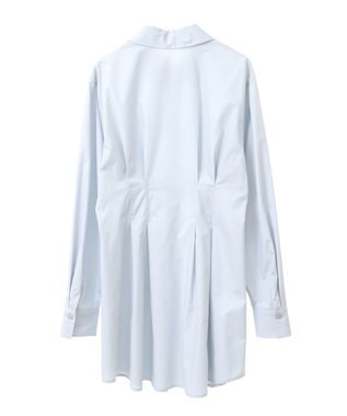 earth music&ecology ウエストタックシャツミニワンピース Sax