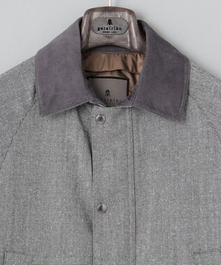 GOTAIRIKU 【山栄毛織】ウール×シルクハンティングジャケット ライトグレー系8