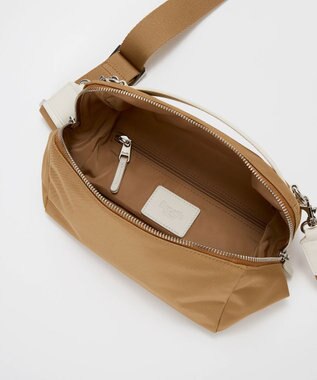 TOPKAPI 【Breath TOPKAPI】【撥水】マット ナイロン ボックス型 ショルダーバッグ ベージュ