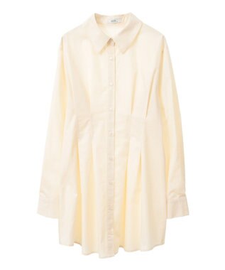 earth music&ecology ウエストタックシャツミニワンピース Yellow