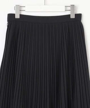 J.PRESS LADIES S 【洗える】ノルディス2wayジョーゼット プリーツ スカート ブラック系