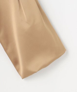 J.PRESS LADIES ノーブルサテン ワンピース キャメル系