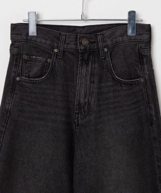 WEGO カーブデニムパンツ ブラック中濃色