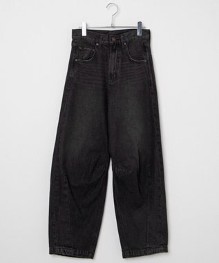 WEGO カーブデニムパンツ ブラック中濃色