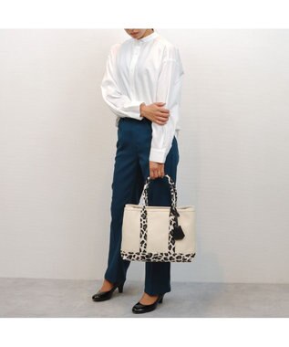 UNBILLION cachecache ショルダー付きパーテーションキャンバストートL レオ