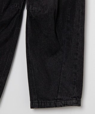 WEGO カーブデニムパンツ ブラック中濃色