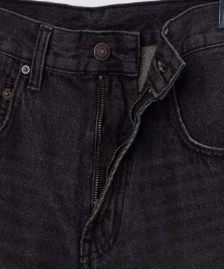 WEGO カーブデニムパンツ ブラック中濃色