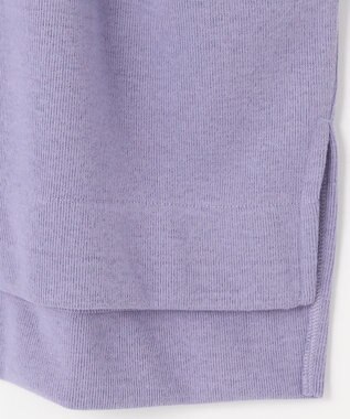 ANY 【洗濯機可】クルーネックポンチョ ラベンダー