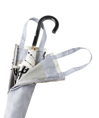 MOONBAT FURLA 傘袋 長折兼用 アーチロゴ／内側吸水生地 グレー