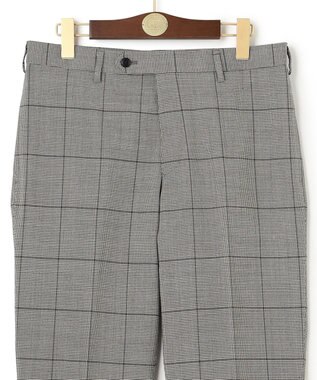 J.PRESS MEN 【J.PRESS BASIC】ペピンメリノコンフォート ストレッチミックスチェック スラックス ブラック系4