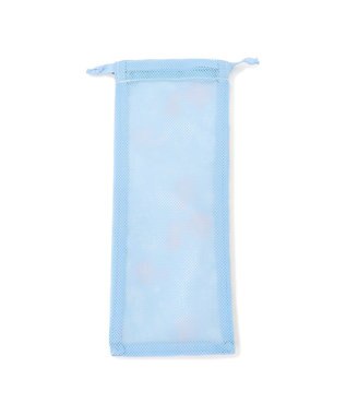 Chacott フラワー半メッシュ巾着S ベビーブルー