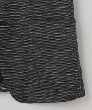 GOTAIRIKU 【吸水速乾/ウォッシャブル】ノルマンディーリネン カーディガンジャケット（24年モデル） グレー系(パッチポケット)