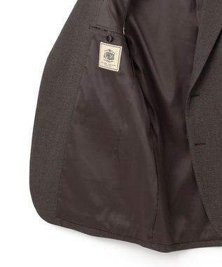 J.PRESS MEN  【J.PRESS MOVING / セットアップ対応】ジャージライク ジャケット/総裏 ダークブラウン系