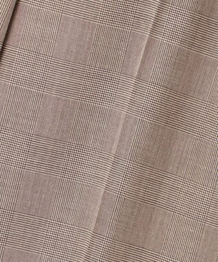 J.PRESS LADIES T/R/W グレンチェック パンツ ブラウン系3