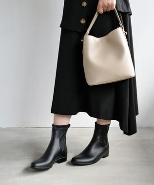 Bridget Birkin 【Bridget Birkin】サイドジップレインブーツ ブラック