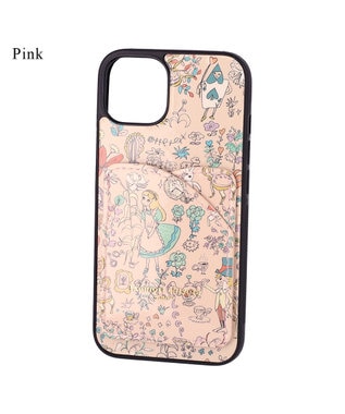 tsumori chisato CARRY 不思議の国のアリス iPhoneケース バックカバー （iPhone 13 / 14対応） ピンク