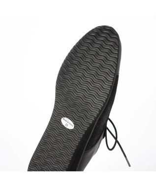 MODE ET JACOMO <D'ICI>ソフトレースアップシューズ ブラックコンビ