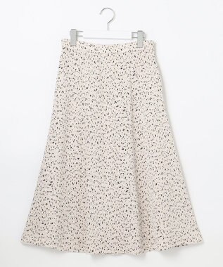 自由区 【洗える】スモールペタルプリント マーメイドスカート ライトグレー系5