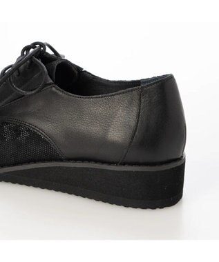 MODE ET JACOMO <D'ICI>ソフトレースアップシューズ ブラックコンビ