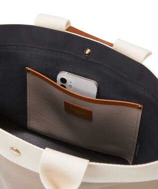 TOPKAPI 【Breath TOPKAPI】リプルネオレザー A4トートバッグ ペールベージュ