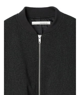 Green Parks ・ＥＬＥＮＣＡＲＥ　ＤＵＥ　ウールライクブルゾン Charcoal Gray