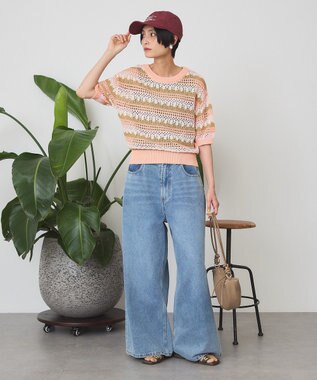 AMERICAN HOLIC 【マルチ機能】折りたたみ手描き刺繍キャップ Off White