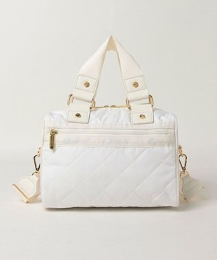 LeSportsac MINI SATCHEL BAG/ピュアホワイトキルト ピュアホワイトキルト