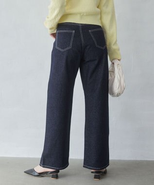 WEGO 【XS～Lサイズ展開/美脚】ストレートデニムパンツ デニムインディゴ