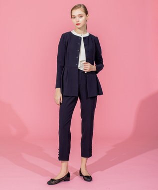 【新品】　TOCCA ブラウス　サイズ4 ネイビー 新品】 TOCCA ブラウス サイズ4 ネイビー - メルカリ