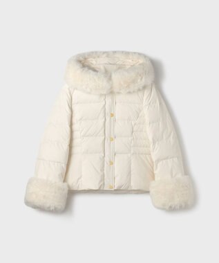 GRACE CONTINENTAL エコファーショートダウンジャケット キナリ