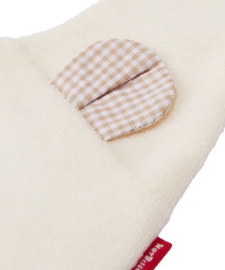 MIKI HOUSE HOT BISCUITS 顔ドンシリーズ はっ水素材 スタイ アイボリー