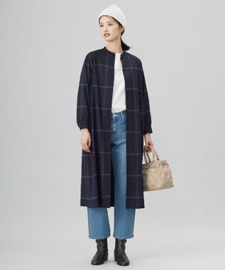 J.PRESS LADIES L ロゴ ロングスリーブ Tシャツ ホワイト系