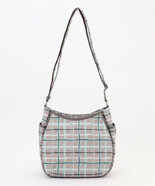 Y'SACCS ドローイングチェックショルダーバッグ