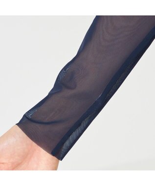 Chacott チュールショートトップ ネイビー