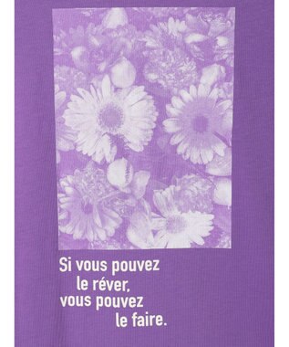earth music&ecology Ａｕ　ｐｅｔｉｔ　ｂｏｎｈｅｕｒ　ロンＴ Purple