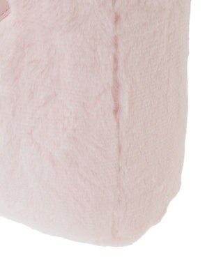 Maison de FLEUR 【限定カラーあり】フェイクファー中仕切りバッグ Pink