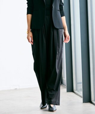 【洗える/セットアップ対応】SPIGA / イージータックワイドパンツ