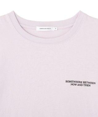 AMERICAN HOLIC フォト&レタリングプリントTシャツ Lavender