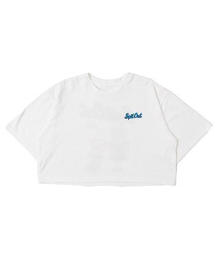 WEGO イラストモチーフグラフィックショートT ホワイト