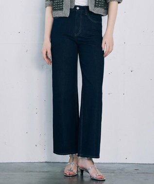  【カトリエムブーケ】Coton soie Denim ワイドストレートデニムパンツ