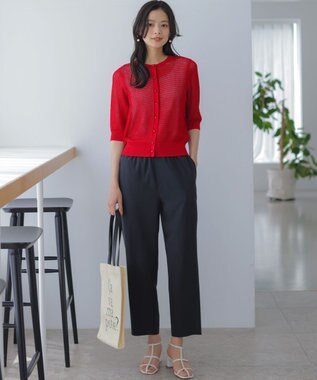 スムースクロス テーパードパンツ