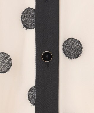 GRACE CONTINENTAL ラメドット刺繍ドレス キナリ