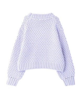 CRAFT STANDARD BOUTIQUE ローゲージカノコニットプルオーバー Light Purple