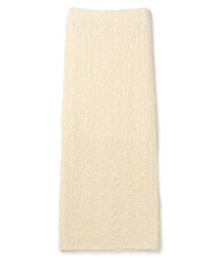 uncrave 【洗濯機洗い可】ストレッチレース スカート（uncrave WHITE） エクリュ