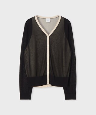 Paul Smith シアーレイヤード 長袖カーディガン