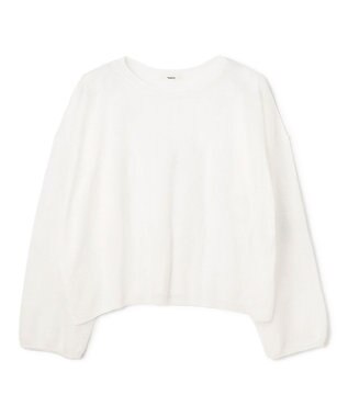 NAVE 【ReNAVE・洗える】シアーニット ロングスリーブ ホワイト系