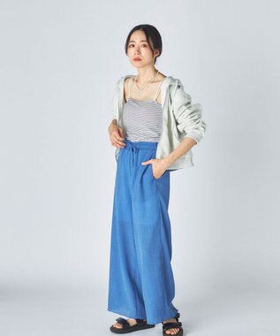 OP／FILA 【Ocean Pacific】カップ付きキャミソール ボーダー