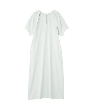 CRAFT STANDARD BOUTIQUE ポーチ付きバルーンスリーブワンピース Light Blue